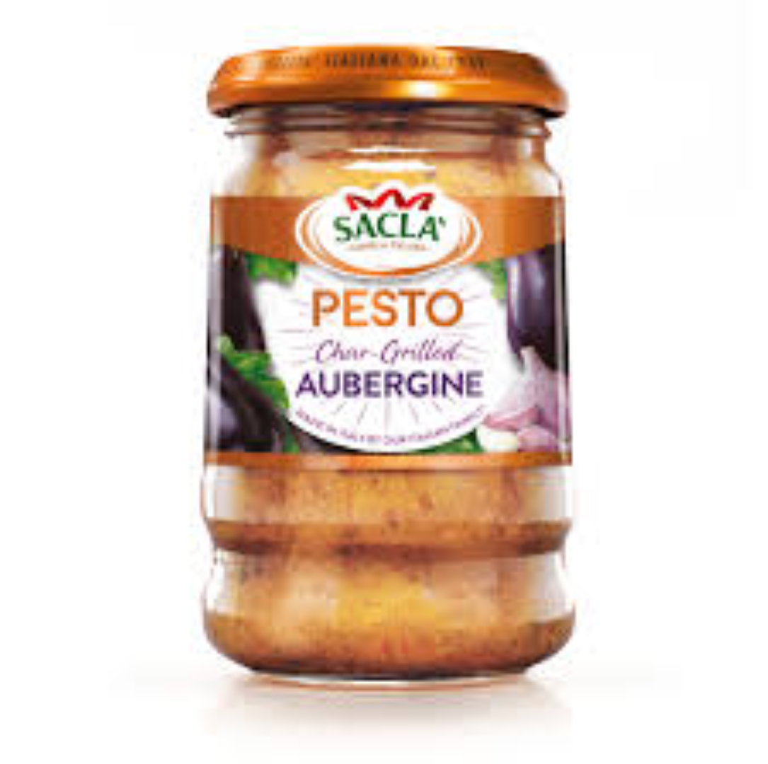 SACLA CHAR-GRILLED AUBERGINE PESTO 190G